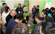 上海农产品展销会：副市长郑米良申城吆喝易沃川蔬菜